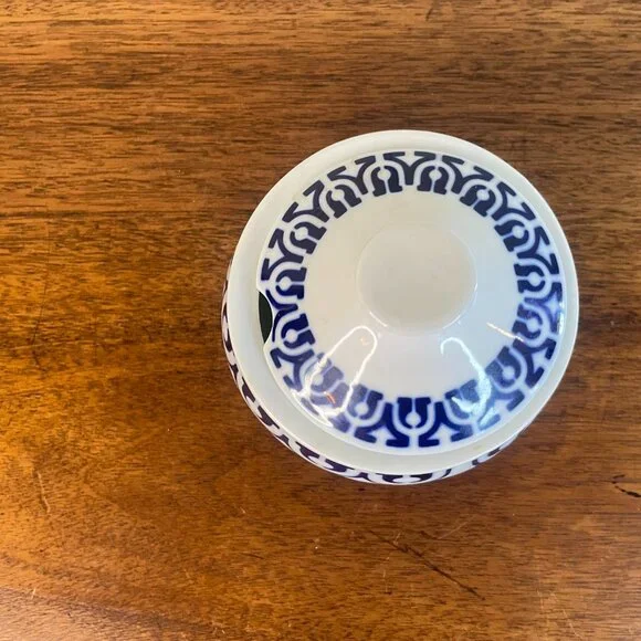 Vintage Sargadelos Porcelain Sugar Bowl w/ lid